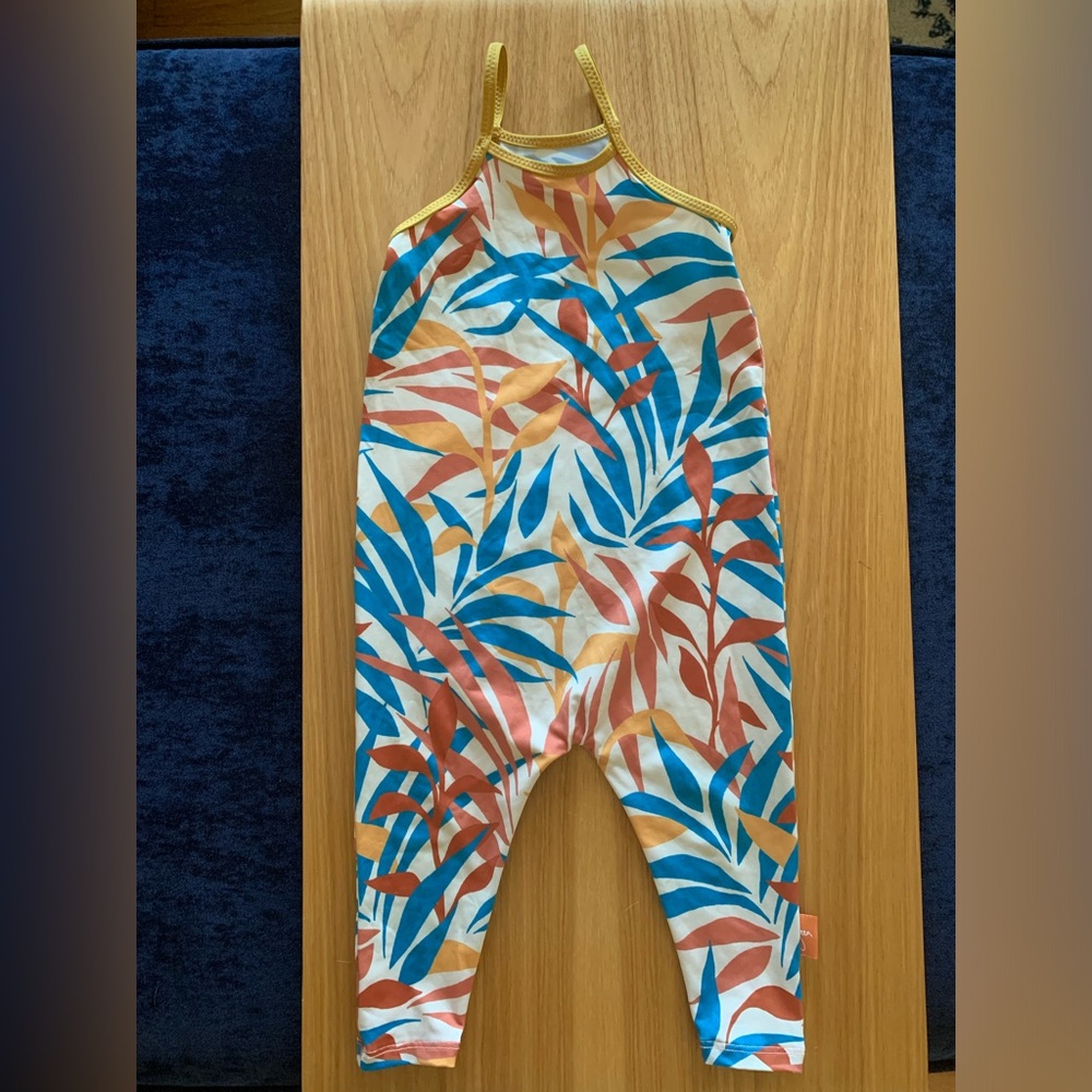 Seea Kids Swim One Piece - Multicolor Leaf Print